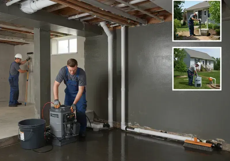 Basement Waterproofing and Flood Prevention process in Indian Trail, NC